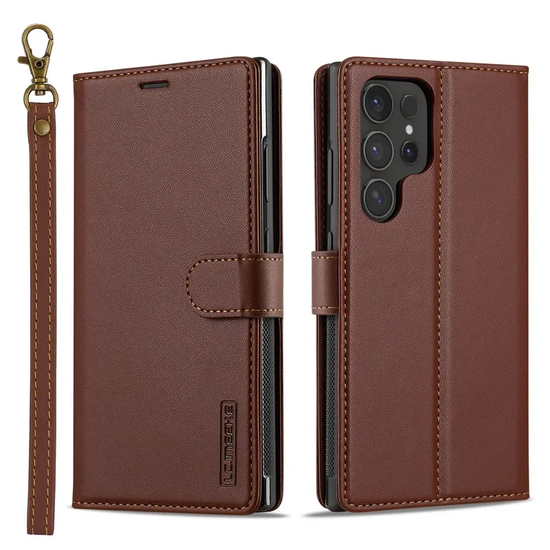 Premium Magnetic Flip Leather Phone Case with Wallet Card Holder