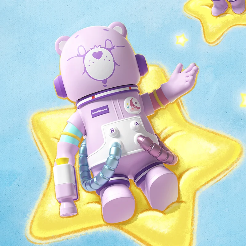 ミニカー MEGA SPACEMOLLY400%+100%Sweet DreamBears MEGA Space Molly 400%+100% Sweet Dream Bears - 甜梦熊400%+