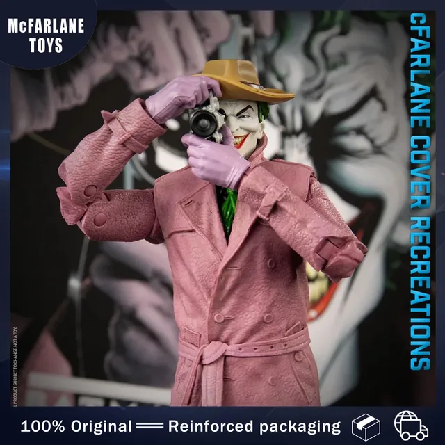 18CM McFarlane Toys DC Multiverse The Joker Batman: The Killing Joke Action Figure Gold Label Model Collection Hobbies Gifts