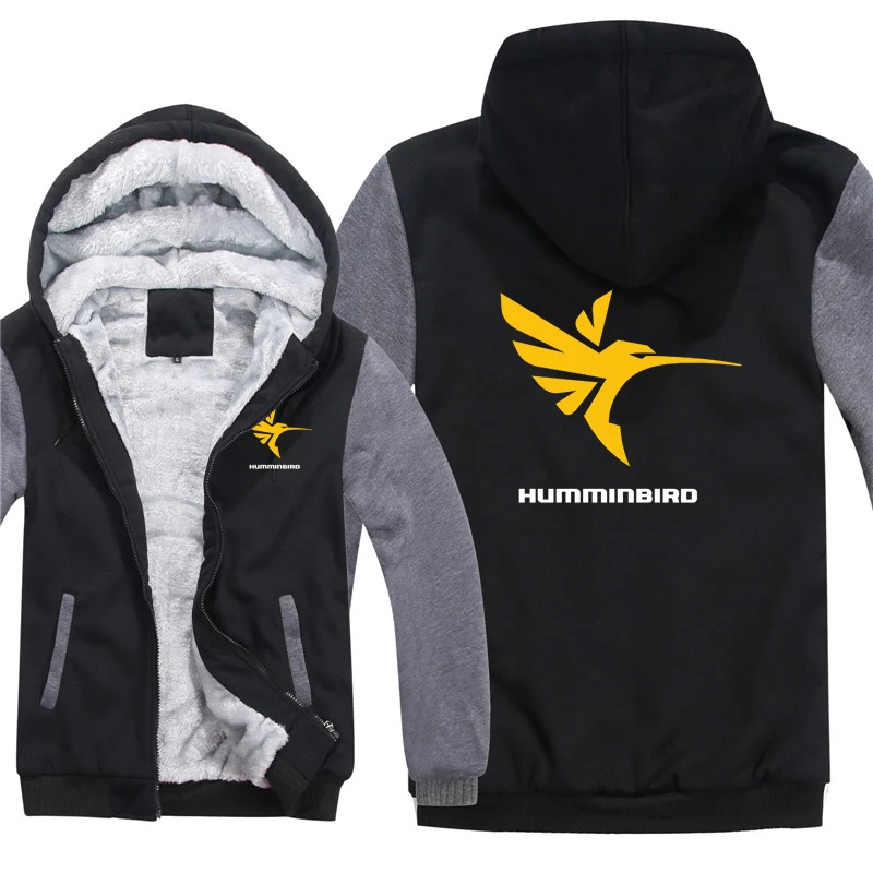 Humminbird Hoodies Men Cool Fashion Thicken Sweatshirts Pullover 3