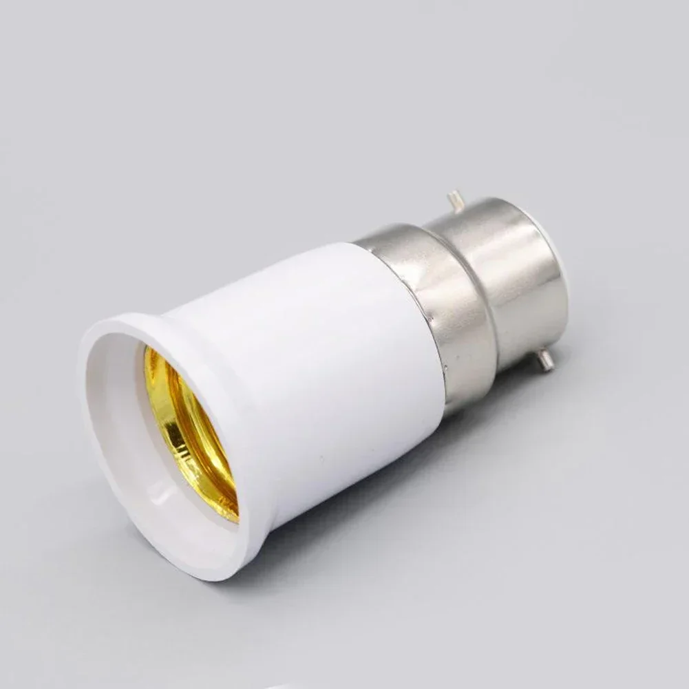 B22 To E27 Adapter 4pcs Edison Screw Light Bulb Adaptor Converter LED Lamp Holder Conversion Bulb Base Lighting Accessories lamp holder converter