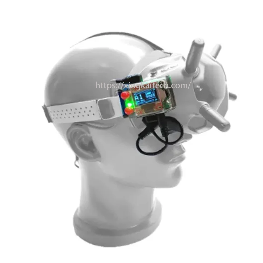 Module Récepteur 5.8G V3.0 PLUS RX pour Lunettes DJI FPV, simulation durable et facile, avec antennes.
