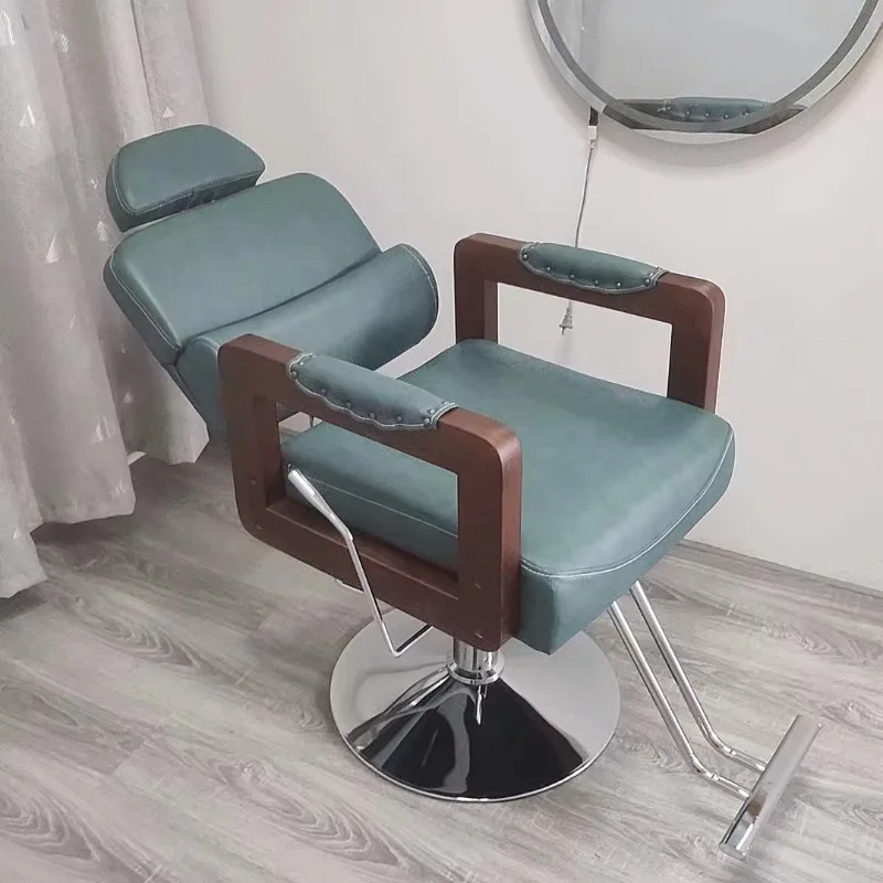 Woman Dressing Barber Chair Luxury Beauty Equipment Stylist Barber Chair Makeup Recliner Silla Para Barberia Home Decorative