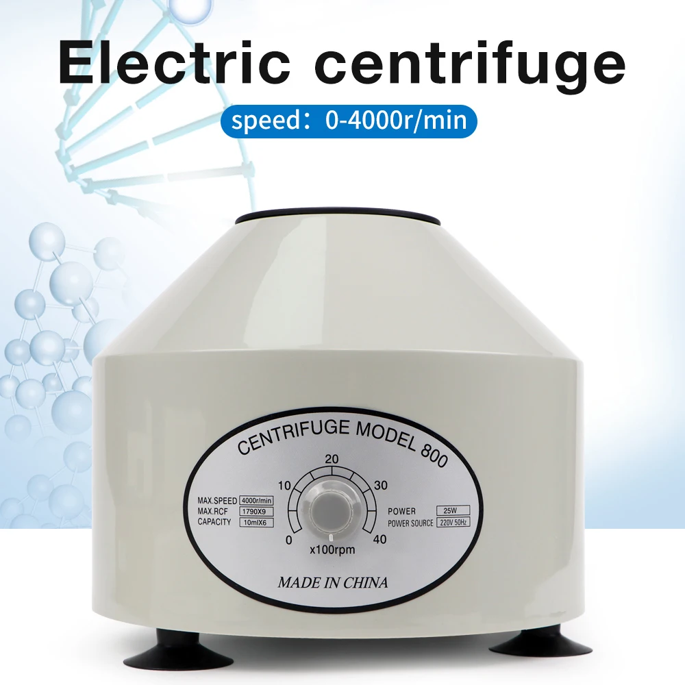 Desktop Lab Centrifuge Adjustable Speed 10mlx6 Tube