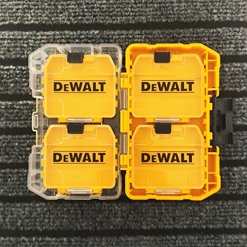 Tool Storage Box DEWALT Drill Bits Accessories Storage Case Screw Nut Drills Transparent Small Medium Large Size