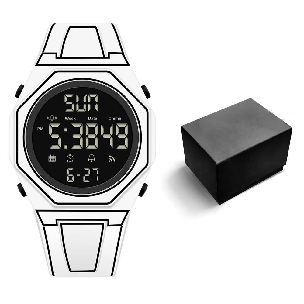 Men's Minimalist Design Quartz Watch - Polycarbonate, Fashion Calendar, Waterproof
