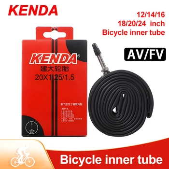 2PCS KENDA Camera d'aria per bicicletta 12/14/16/18/20/24 pollici Schrader Presta Gomma butilica MTB Bici da strada Tubo interno per pneumatici Parti di biciclette