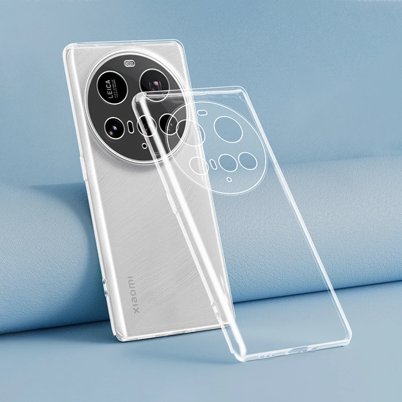 Crystal Clear Ultrathin Soft TPU Phone Case with Lens Protection