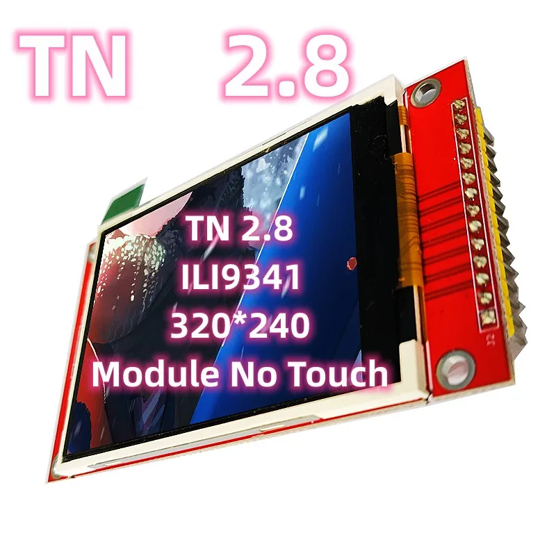 ตัวเลือกสินค้า จอแสดงผล 2.8 นิ้ว Esp32 ILI9341 สีแดง 4 สาย SPI