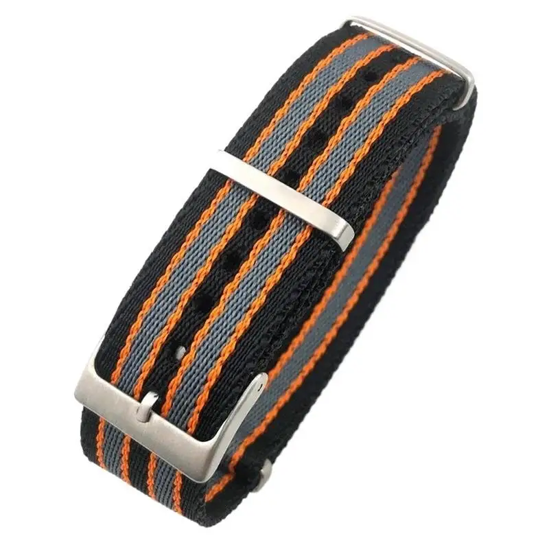 SCHIK High Density Nylon Canvas Strap 20mm For OmegaNATO Band 304 Stainless Steel Buckle Men Replacement Bracelet Watch