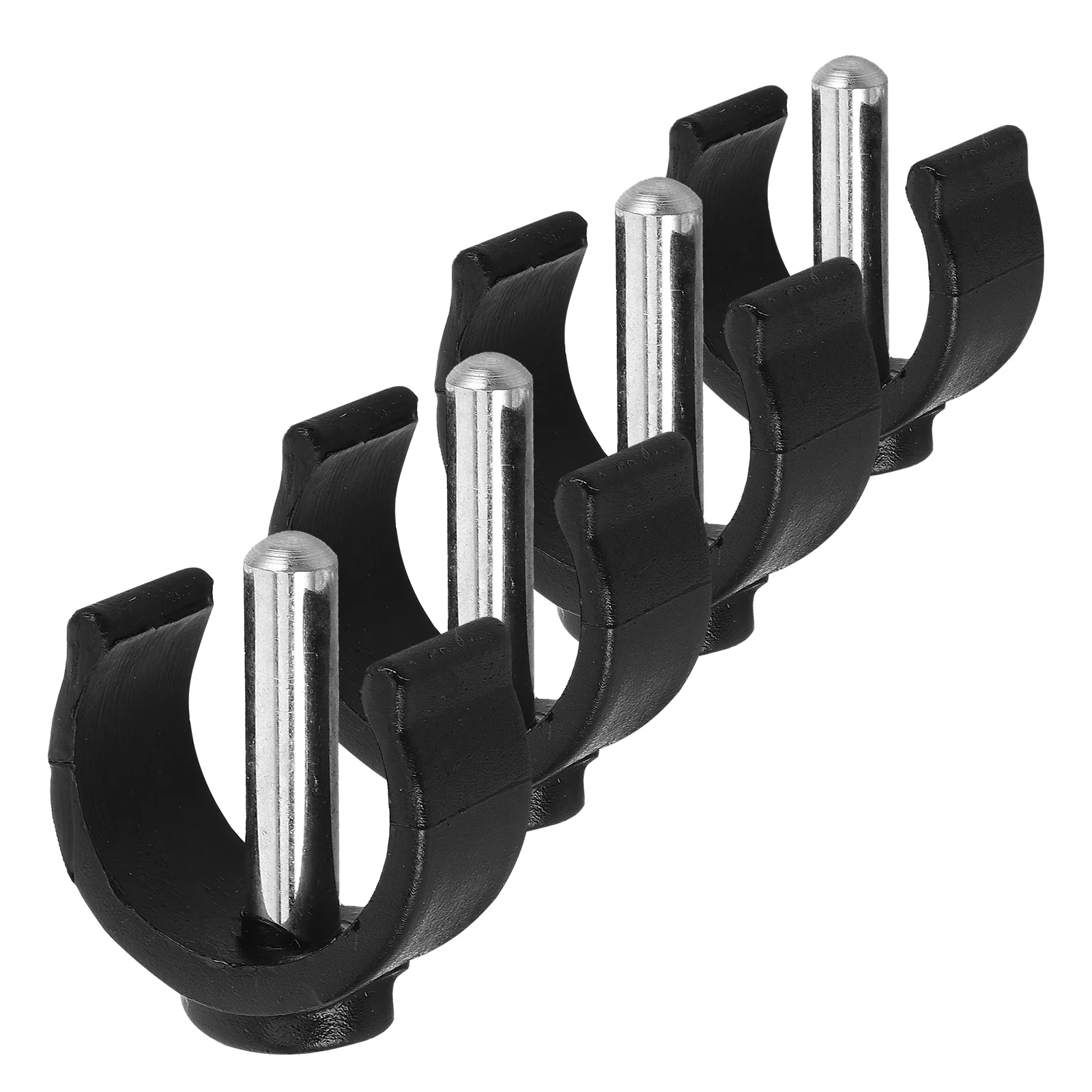 Walking Cane 4 Pcs Walking Aid Accessories Cane Holders Toilet Refill Tube Clip Fastener Garbage Crutch Wheelchair Fixation Abs Bracket
