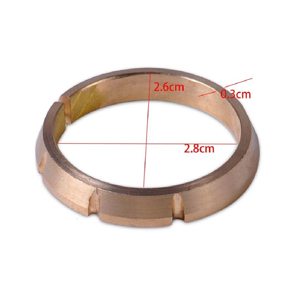 Steering Rack Repair Kit 28MM Car Brass Joint Flange Ring Fit 020409374 for VW Golf Jetta Passat Audi A3 TT Gearbox Differential Thrust Washer Brass Ring
