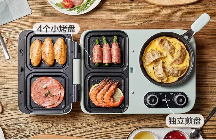 Bear toaster sandwich maker electric baking pan electric hot pot multi-function breakfast machine DSL-A13F1 3in1 food cooker Fry