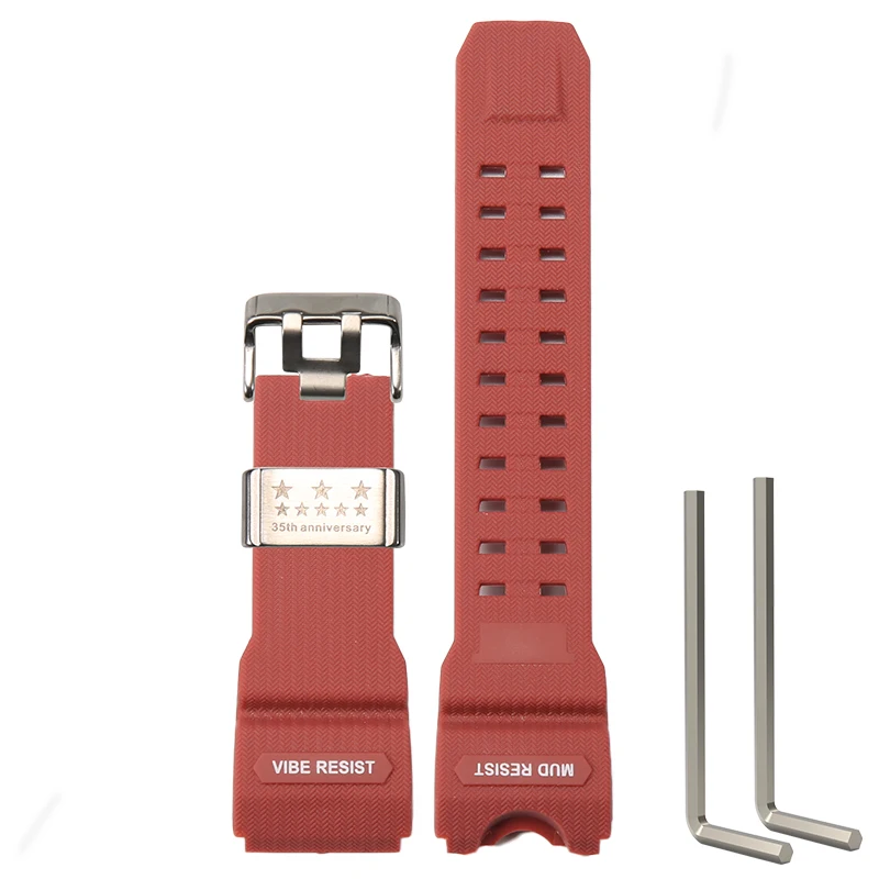 Rugged Black Waterproof Replacement Strap with Stainless Steel Loop