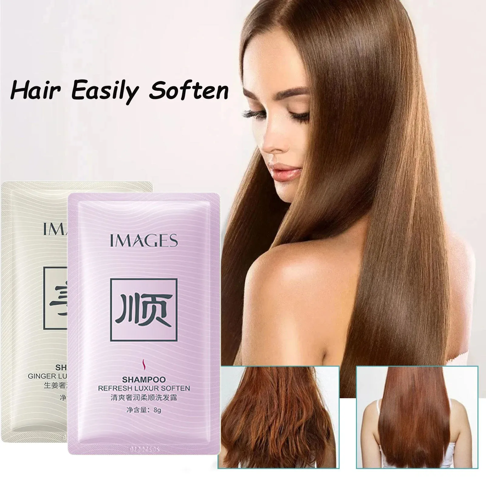10PCS Hair Straightening Cream Hair Smoothing Hair Treatment Softener  Nutrition Moisture Does Not Hurt Hair Easily Soften 5 10pcs wrinkle patches eye mask smoothing silicone nutrition removal wrinkle face care anti aging lift sticker instant beauty