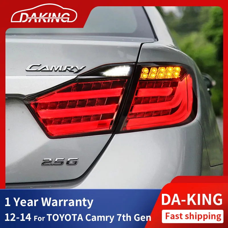 

Car Taillights For TOYOTA CAMRY 7th Gen 2012-2014 For BMW Style LED DRL Moving Turn Signal Brake Tail Lights Auto Accessaries