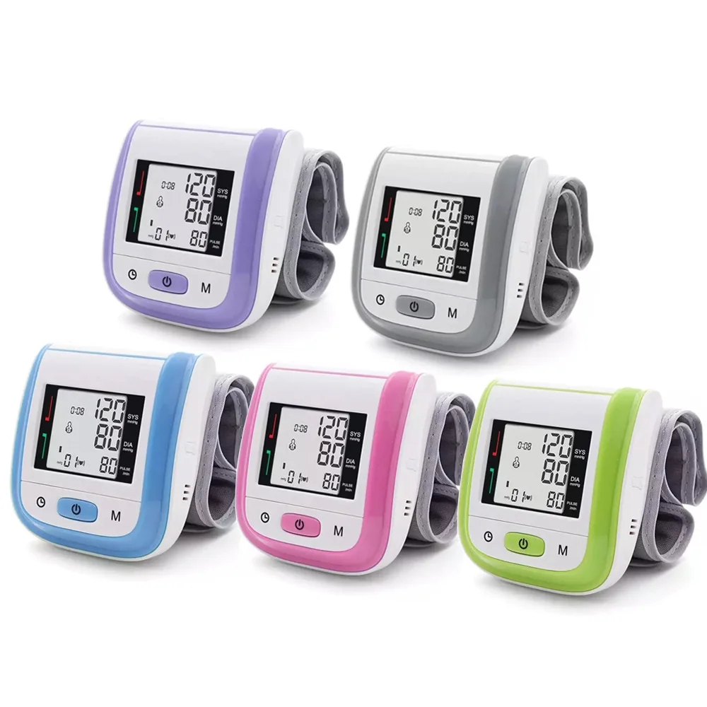 

Цифровой Медицинский наручный тонометр, Автоматический Сфигмоманометр для измерения артериального давления и сердечного ритма, измеритель давления и манжеты