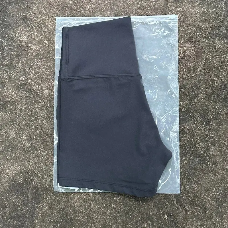 Women's Sexy High Waist Solid Color Yoga Shorts - Soft, Tight, and Perfect