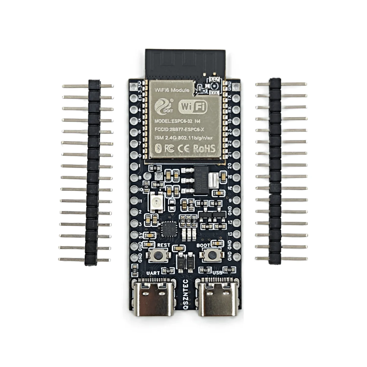 รูปสินค้า บอร์ดพัฒนา ESP32-C6 ใช้งานร่วมกับโมดูลได้