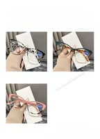 Lunettes de lecture œil de chat pour femmes et hommes, Vintage, bloquant la lumière bleue, rétro, ultralégères, vue lointaine, presbytie 0 + 1.0 + 4.0 4