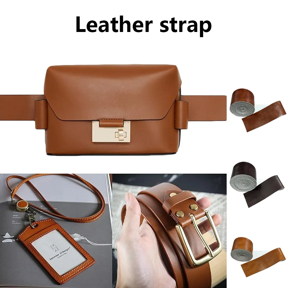 Eco Leather Belt Making Materials, PVC Material, Strap, Handmade, DIY