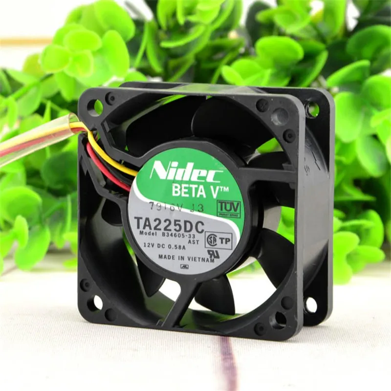 

Оригинальный охлаждающий вентилятор шасси TA225DC B34605-33 60*60*25 мм 6 см 12 в А