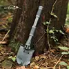 Camping Folding Survival Spade Shovel Stainless Steel Portable Field Army Shovel Engineer Shovels Snow Hoe Digging Tool 1