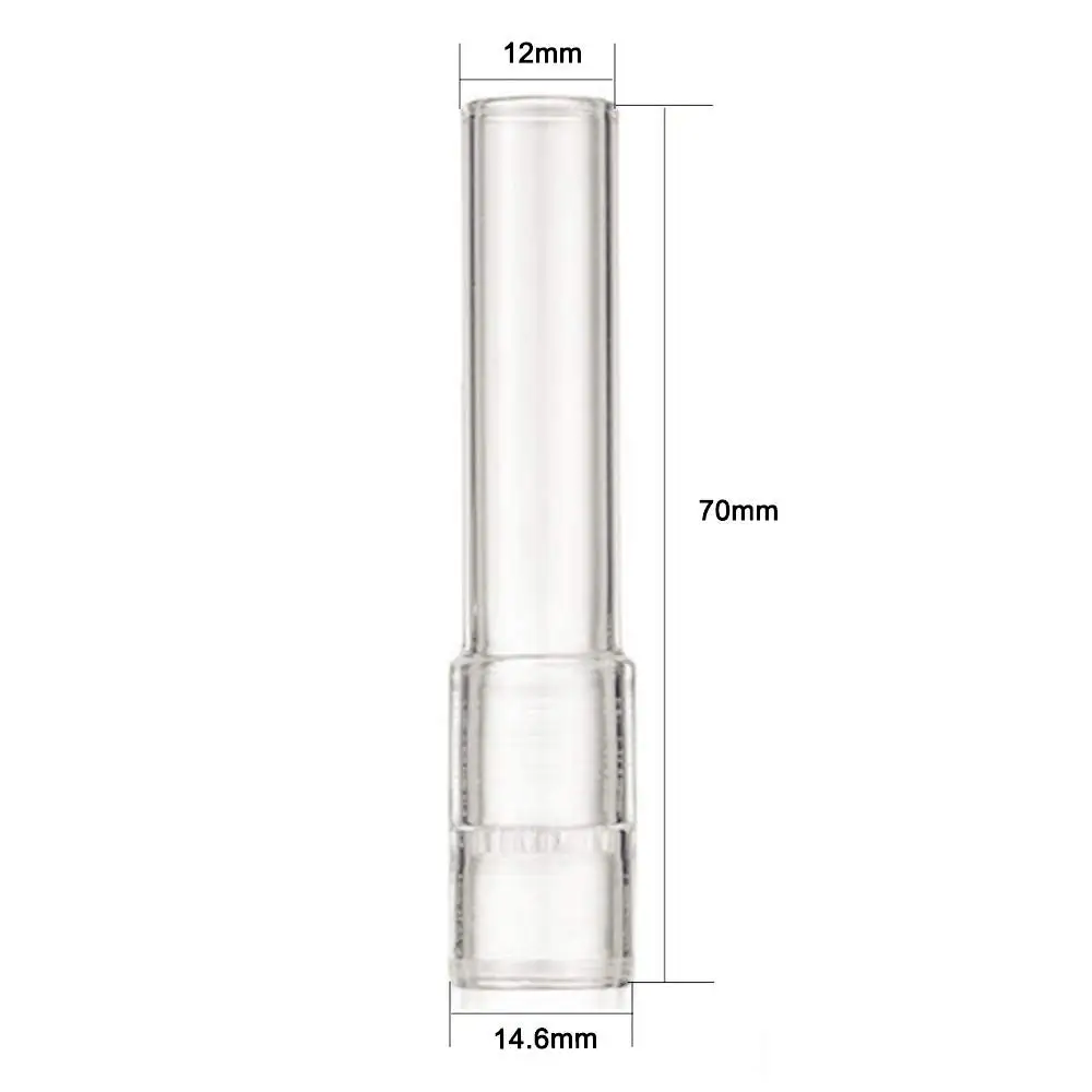 Hookah Accessories 3pcs Air Solo Glass Stem Tube Replacement 70mm Long Straight For arizer Max 2