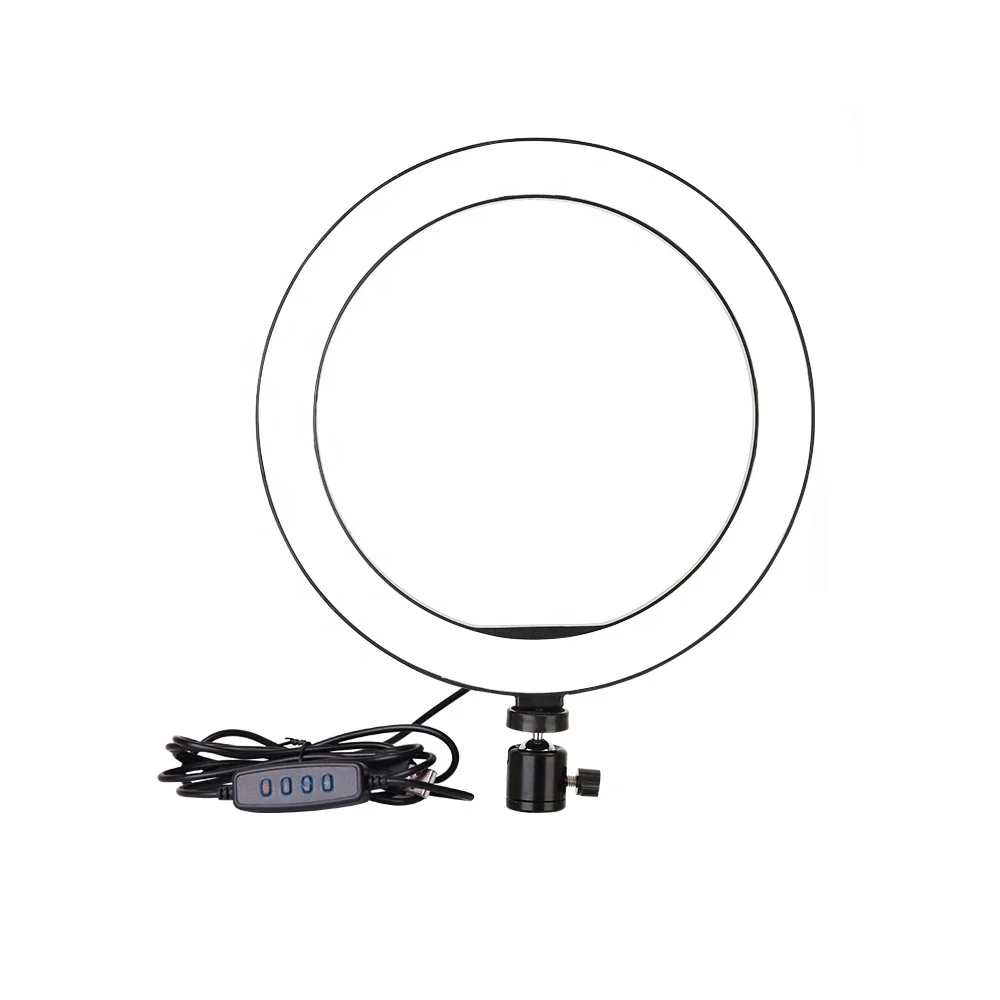 10인치 LED 틱톡 링 라이트 (카메라, 유튜브 라이브 스트리밍, 메이크업용)