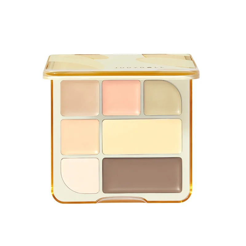 

Judydoll Butter Face Concealer Palette Waterproof Longlasting Moisturizing Tear Trough Brightening Cream All-in-one Disk Makeup