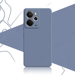 Custodia per telefono shockproof in silicone liquido premium - Cover di lusso a doppio strato