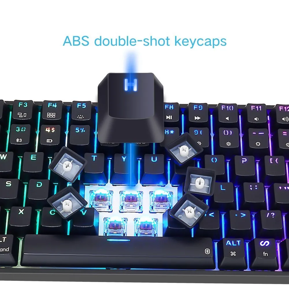 Skyloong 96 Keys Mechanical Keyboard USB Type C Bluetooth Wireless SK96 GK96 Dual Connection ABS OEM Mini RGB Gaming Accessories computer keyboard computer peripheral