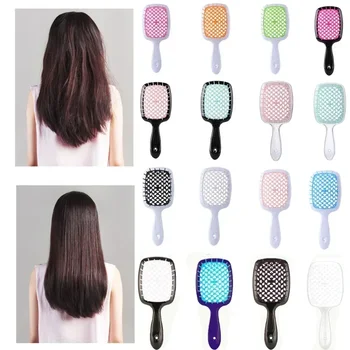 Hair comb Detangling Tangled Hair Comb Hollow Out Massage Combs Anti-static Hair Comb Salon Hairdressing Styling Tools 1