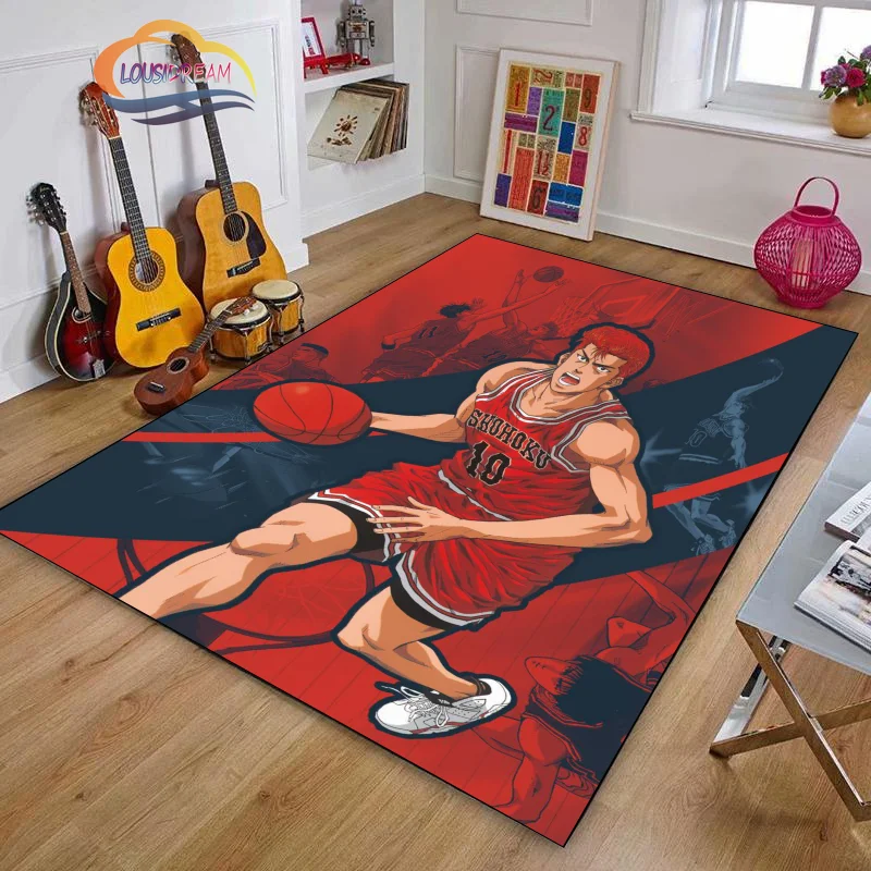 

Animation Slam Dunk Carpet and Rug Sakuragi pattern Living Room Large Area Decorative Boy Adults Bedroom Floor mats
