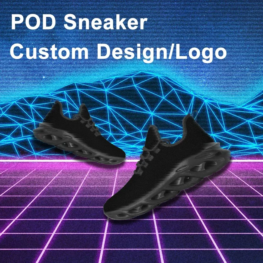 African Ethnic Tribal Pattern Sneaker for Male  New Men's Fashion Flex Control Running Shoes Lace-up Footwear
