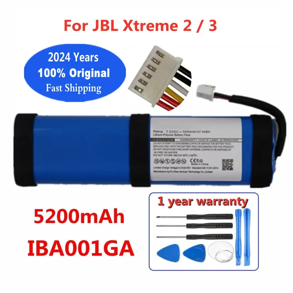 

2024 год, 100% оригинальный аккумулятор для динамика JBL Xtreme2 Xtreme 2 / Xtreme3 Xtreme 3, беспроводной bluetooth динамик, аккумулятор + Инструменты