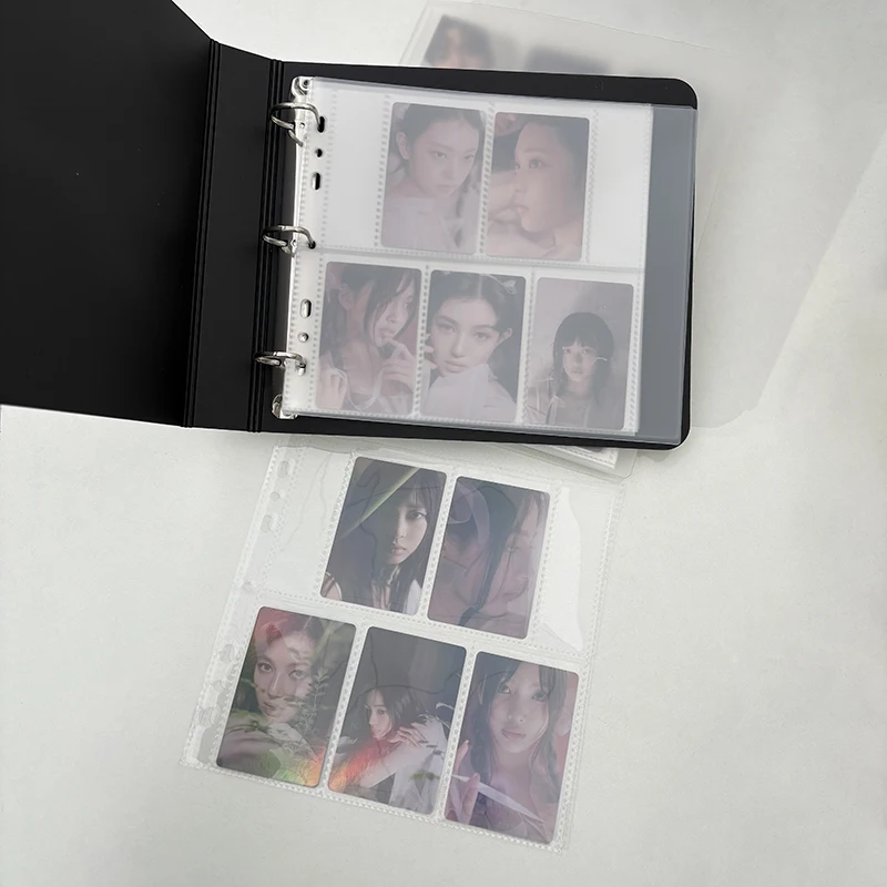 Raccoglitore per foto da 7,6 cm, mini album fotografico con 32 tasche (C