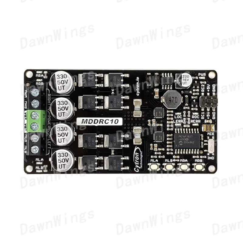 R/C용 Cytron MDDRC10 10Amp 7V-30V DC 모터 드라이버(2채널)
