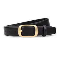 Women's Leather Belts For Jeans Ladies Strap Alloy Metal Pin Buckle Fashion Belt - Image 6