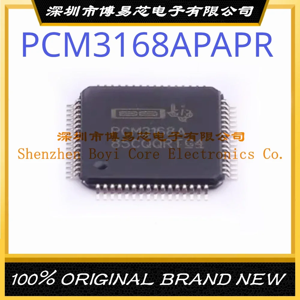 PCM3168APAPR Package HTQFP-64 New Original Genuine Audio Interface IC Chip 100% working original for interface pci ieee 488 ht203 001 gpib