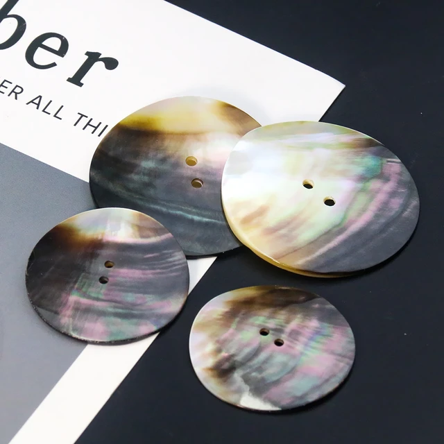 50Pcs/Lot Natural Mother Of Pearl Shell Buttons For Scrapbook DIY Crafts  Clothing Decoration Handmade Home Accessories trs0399