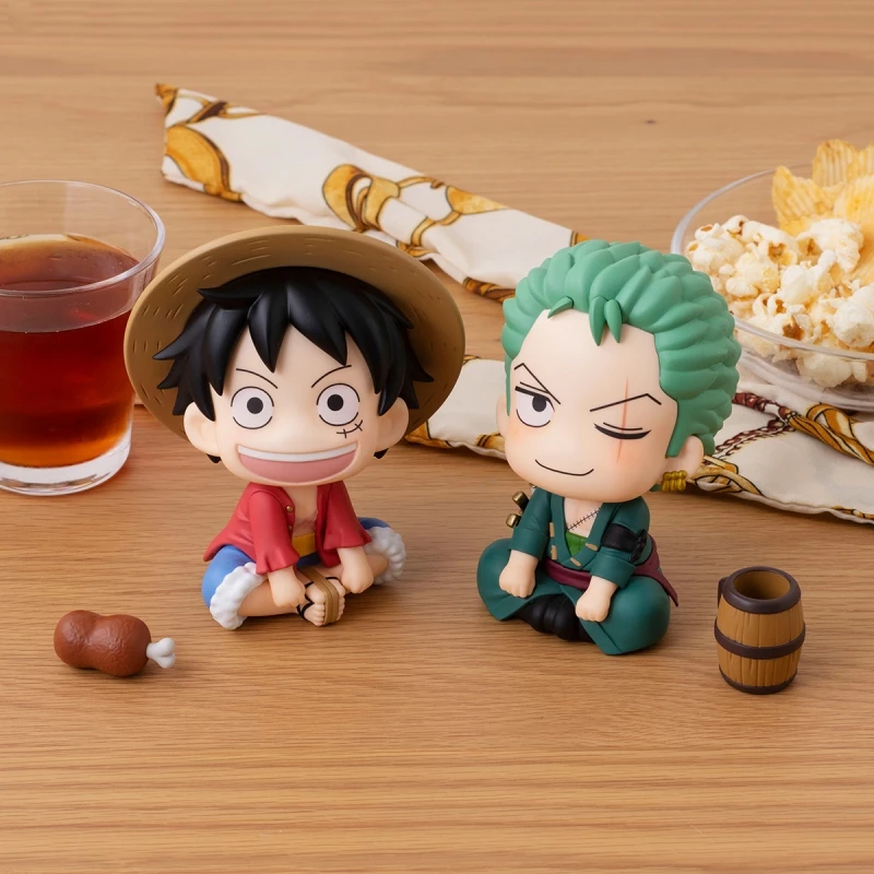

MegaHouse Original 11Cm Look Up Luffy Zoro Action Figure ONE PIECE Anime Figure Toys For Kids Gift Collectible Model Ornaments