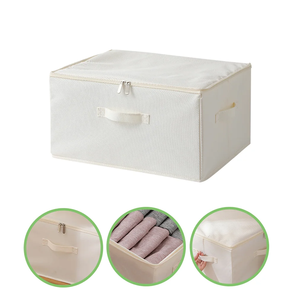 

Foldable Storage Bins Frame Storage Box Oxford Cloth Blanket Storage Bags Large Capacity Stackable Clothes Container Organizer