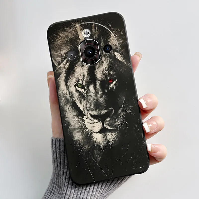 Luxury Cute Heart Rabbit Soft TPU Silicone Matte Black Shockproof Phone Case