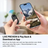 4K HD Motorcycle Mini Recorder Finger WIFI Action Camera Lightweight POV Motorcycle Road Sport Cam Bicycle Vlog Pet Body Camera 3