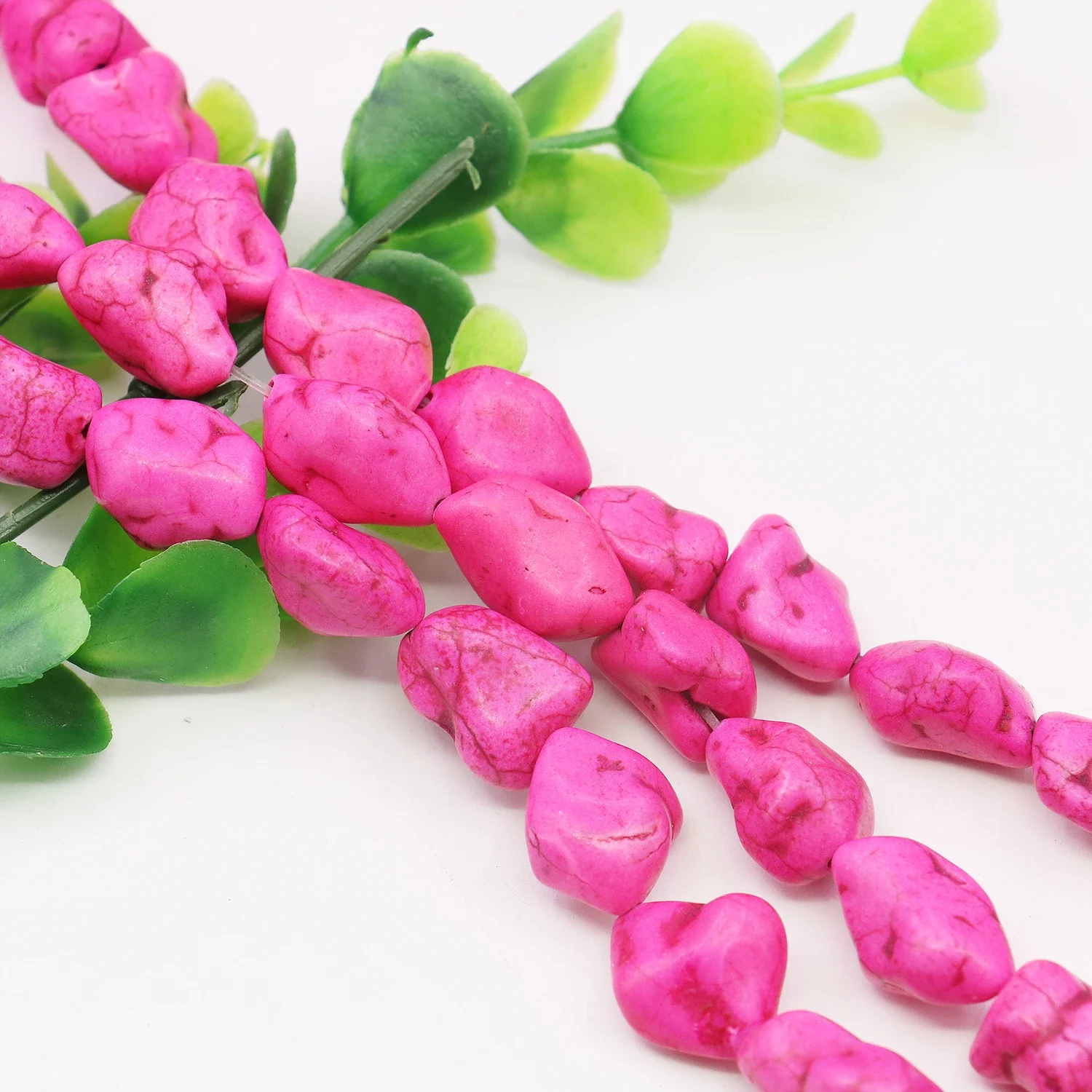 8-18mm Irregular Rose Natural Onyx Turkey Turquoises Gemstone DIY Loose Beads Stone Women Girl Gift Jewelry Making Design 15inch