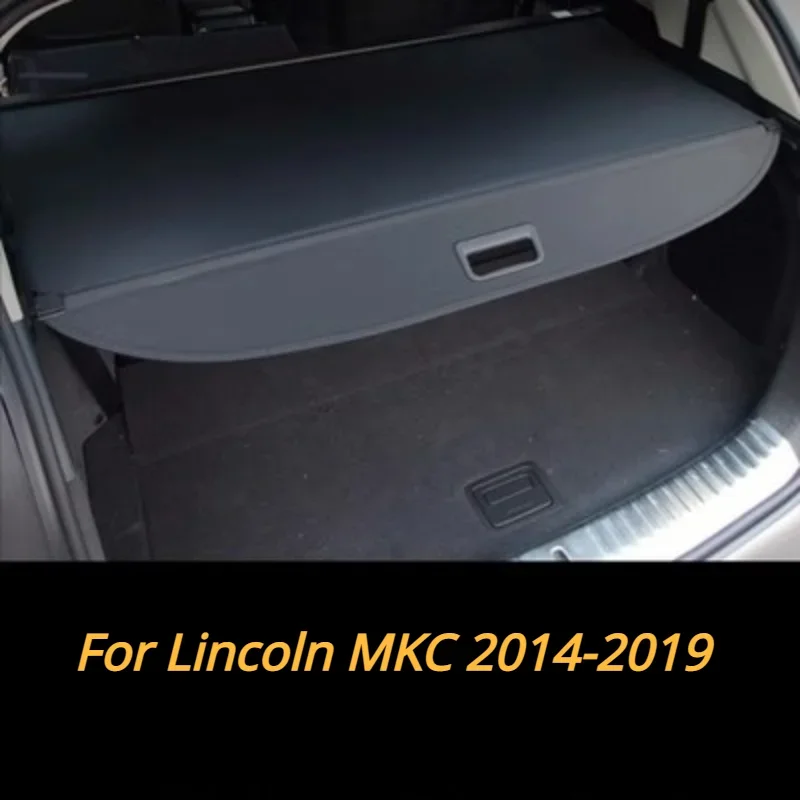 Trunk Cover Retractable for Lincoln MKC 2014-2019 Car Accessorie Trunk Organizer Covering Curtain Rear Racks Storage Baffle