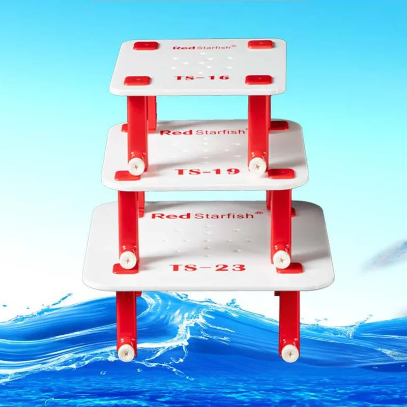 RED STARFISH Protein Skimmer Stand Acrylic Multi Function Stand Adjustable Saltwater Reef Aquarium Tank