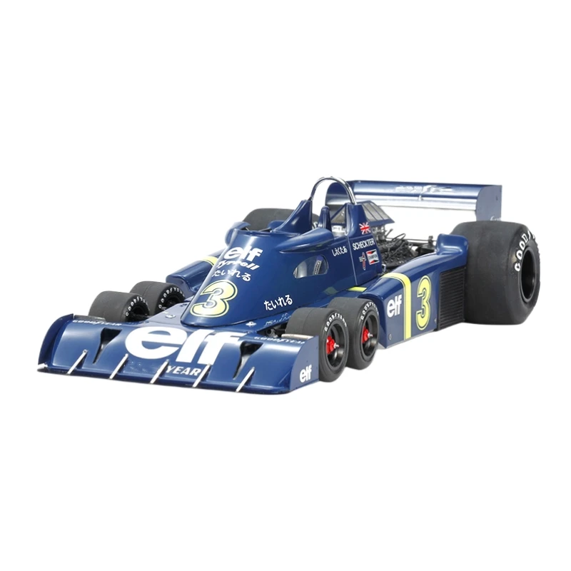 

Tamiya 20058 Racing Car Assembly Kit 1/20 Tyrell P34 Six Wheeled Vehicle 1976 Japan GP (With Etched Parts)