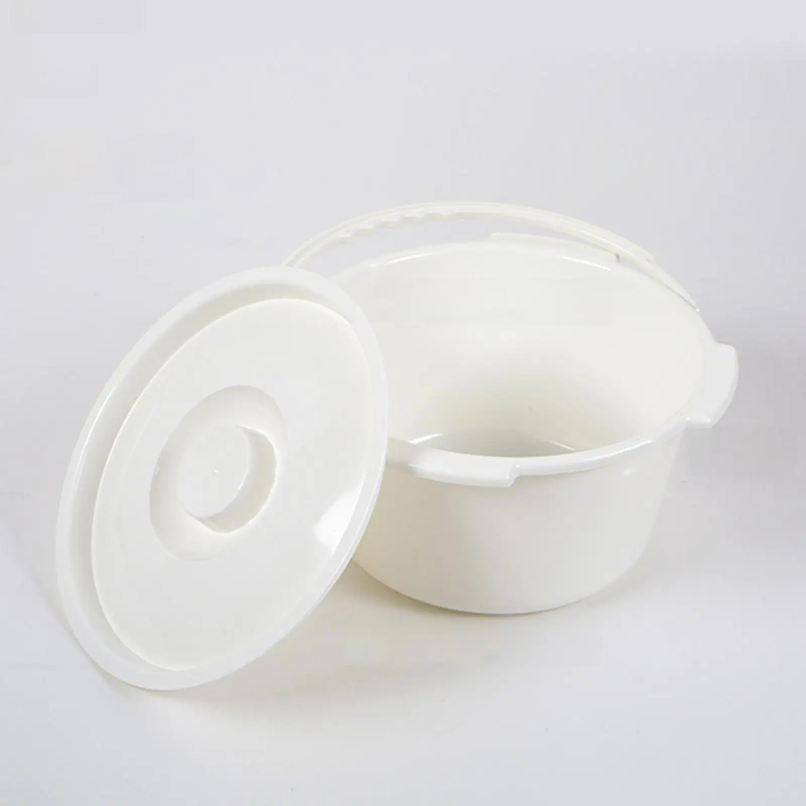 Commode Replacement Bucket Half Pail for Commode Chair Lightweight Strong Bearing Capacity Commode Pail for Hospital Elderly 4